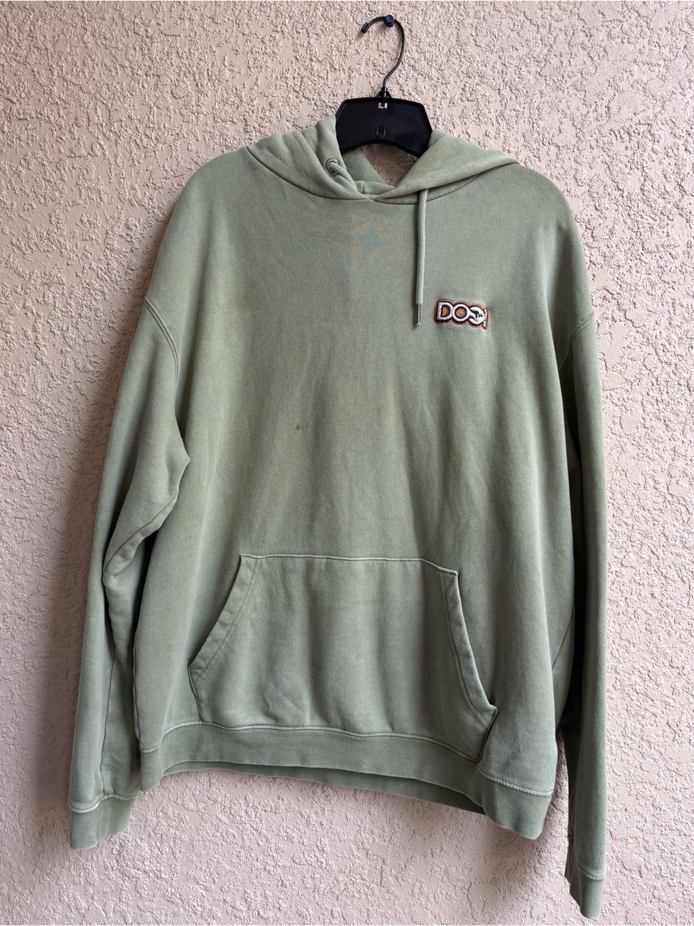 Men's Sage Pullover Hoodie with Subtle Logo